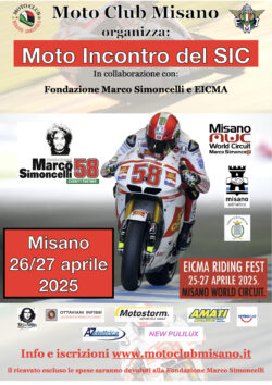 Iscrizione moto incontro Sic58 26/27 aprile 2025